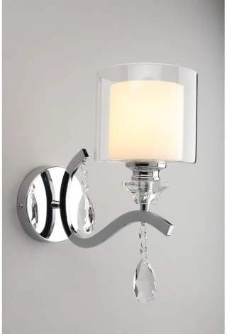 Бра Omnilux Bollate OML-70901-01 (220V, хрусталь, подвески)