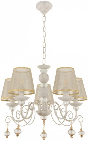 Подвесная люстра Arte Milano AM347620 347620/5 WT+G (220V, подвески, на цепи)