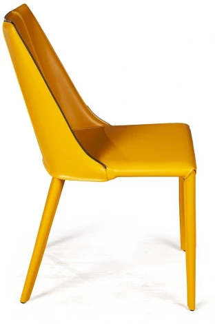 Стул Lui экокожа, желто-оранжевый Top Concept 2001000001255