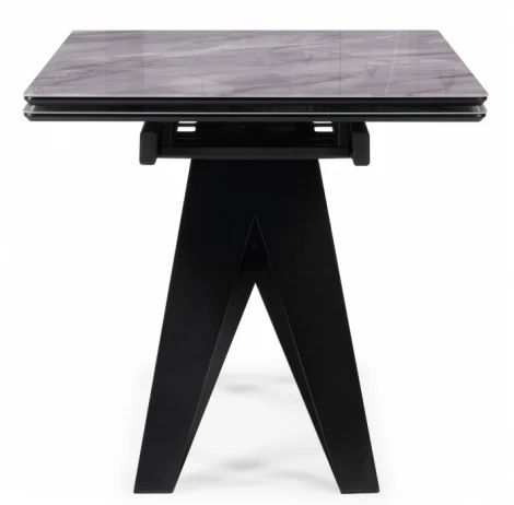 Кухонный стол Notta Блэкбери (Металл,Стекло/Черный) арт.612169