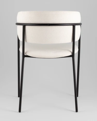 Кресло Нэлли New буклированный велюр белый Stool Group арт.УТ000039980