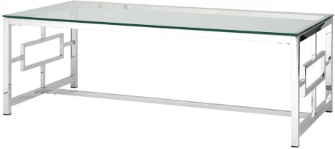 Журнальный стол Stool Group 120*60 БРУКЛИН серебро УТ000001493