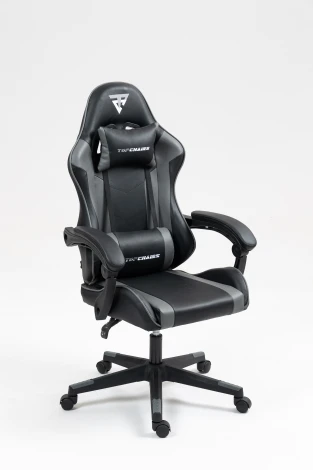 Кресло спортивное TopChairs Commander черно-серый арт.УТ000039476