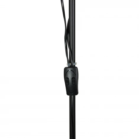 Торшер под лампу Е27 и Е14, 2х60W. Черный/Белый Uniel UML-T520 E27+E14 BLACK/WHITE