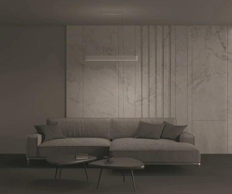 Подвесной линейный светильник Step 4000K 1x23Вт 120° LED Maytoni Technical P010PL-L23W4K (220V, на тросе)