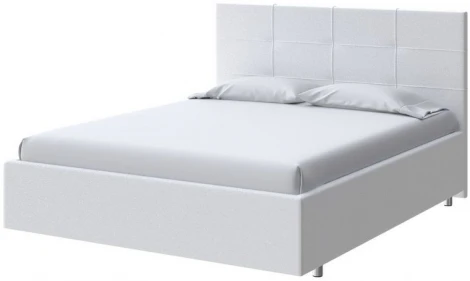 PROxSON Кровать Neo (Ткань: Велюр Teddy Снежный) 90x190