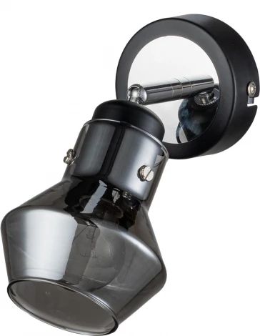 Спот Escada Carlo 593/1A 1x40Вт E14, металл, чёрный/хром