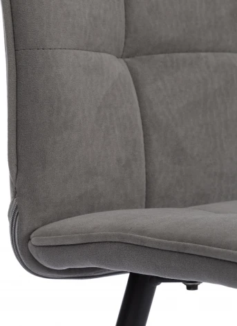 Стул обеденный Bari Tetchair (Флок/Серый,Черный) арт.24644