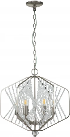 Подвесной светильник Ballo V000276 (12004/6P Nickel) (220V, на цепи)