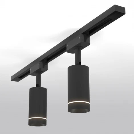 Трековый светильник однофазный 220V светодиодный Черный 7W 4200K Elektrostandard Topper LTB39 (круглые)