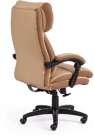 Кресло CHIEF кож/зам/ткань, бежевый/бронза, 36-34/21 Tetchair 16161