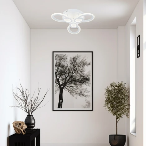 Потолочная люстра светодиодная Escada Alruba 10230/3LED 46W White