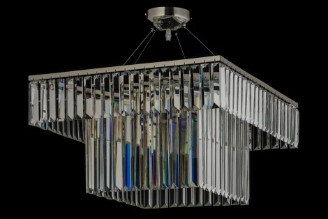 Подвесная люстра Arti Lampadari Enio E 1.5.50.100 NP (220V, хрусталь, на тросе)