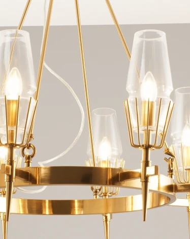 Подвесная люстра на штанге Moderli Stella V10360-8P (220V)