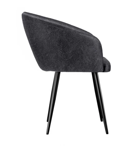 Стул DikLine 442 поворотный, DR18 серый, ножки черные арт.00-00080593