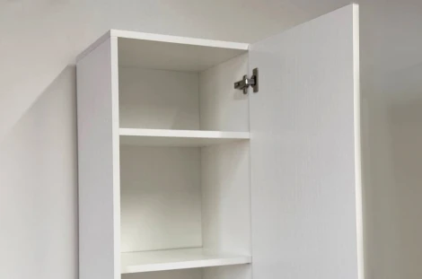 Шкаф однодверный L400 Баско Mebelson (ЛДСП/Светлое дерево) арт.173776,2552