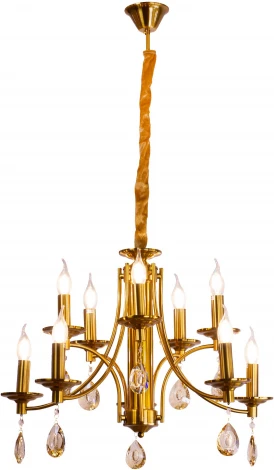 Подвесная люстра AM Group AM376 AM376 SP5+5 (220V, на цепи, подсвечник, свеча)