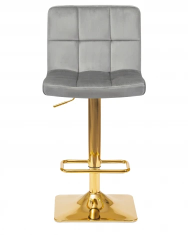 Набор 2 шт стул барный DOBRIN GOLDIE (серый велюр (MJ9-75))