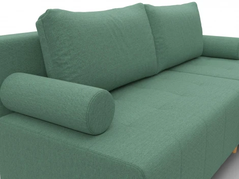 Диван угловой Лига-102 угол универсальный (ДСП,Брус,Фанера,Рогожка/Зеленый) Лига Диванов 134799