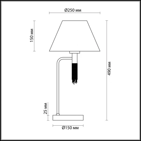 Интерьерная настольная лампа Lumion Neoclassi 4514/1T
