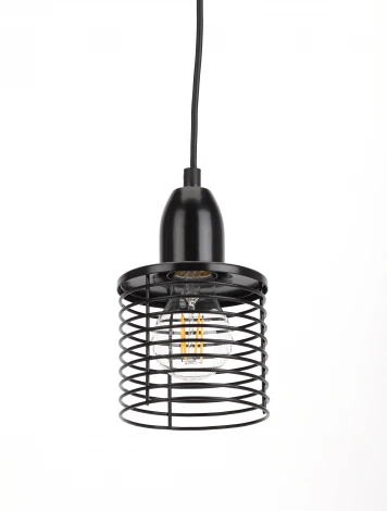 Подвесной светильник Эра PL5 BK (220V, на проводе, круглые)