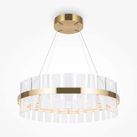 Подвесной светильник Maytoni Mirage MOD173PL-L45BS3K (LED, 220V, хрусталь, на тросе, круглые)