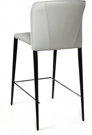 Стул полубарный Albert, кожа белый Top Concept (21097)