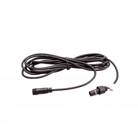 Удлинитель для гирлянд серии F90PRO 5м статика/мерцание IP67 черный Uniel UCX-F90 E/5M/BK