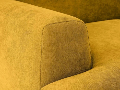 Диван Portofino 2-х местный ОГОГО (арт.604102), (Рогожка/Желтый)