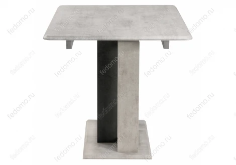 Стол на тумбе Woodville Санса 120 камень светлый / камень темный 462111