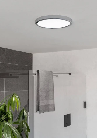 Настенно-потолочный светильник с регулировкой цветовой температуры Eglo Fueva 6 901764 14,2W(LED) 2700K, 4000K, 6500K сталь, хром, белый