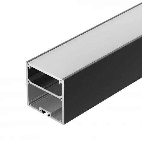 Профиль SL-LINE-5050-2000 BLACK (BY) (Arlight, Алюминий) 059808