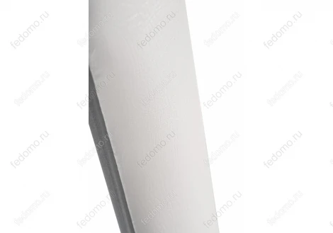 Стул Woodville на металлокаркасе Lamniel косое кольцо белый полимер / светлый мусс 453990