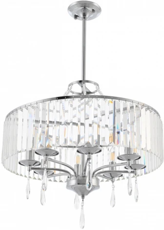 Подвесная люстра хрустальная на штанге Arte Milano Sorrento-1009 371009/8/300/600 CR (220V)