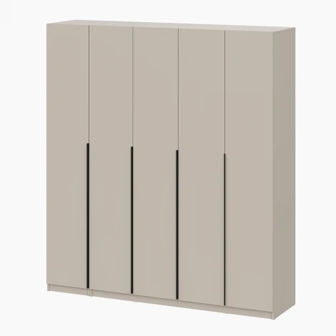 Шкаф распашной с наполнением Арника (13 полок + штанга) ШК 5, Меланж