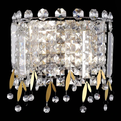 Настенный светильник Desio SL1655.201.02 ST Luce (220V, хрусталь, подвески)