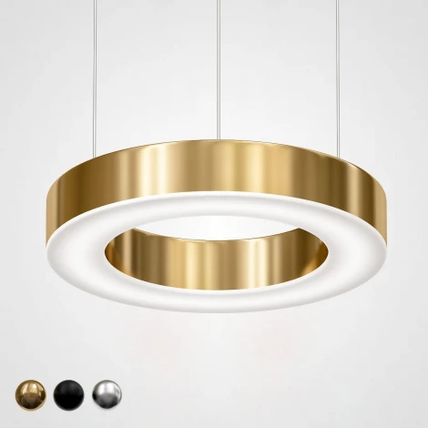 Подвесной светильник (люстра) Light Ring Horizontal D30 Золото ImperiumLoft 40,1454 (177931-22) (LED, 220V, на тросе, кольцо)