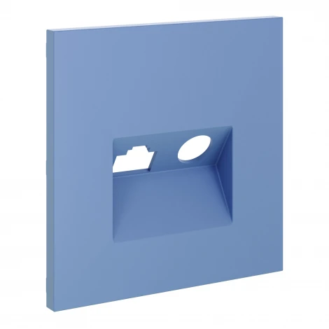 Накладка для розетки TV+RJ45 кат. 6 (деним) Voltum S70 VLS002715