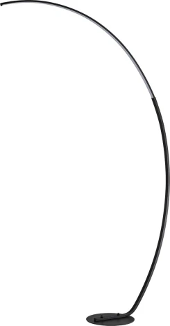 Торшер светодиодный Escada Grand 10281/T LED 12Вт, металл/силикон, черный