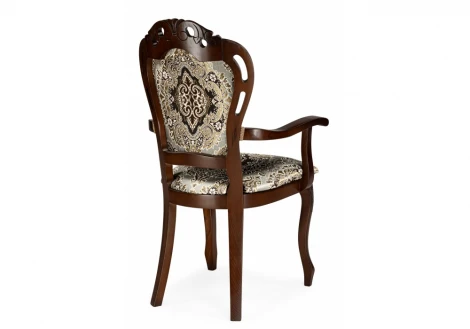 Обеденный стул Woodville Bronte муса чёрная вишня / патина