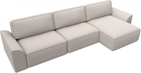 Диван угловой Лига-048 НПБ лонг Лига Диванов (Замша) арт.128508