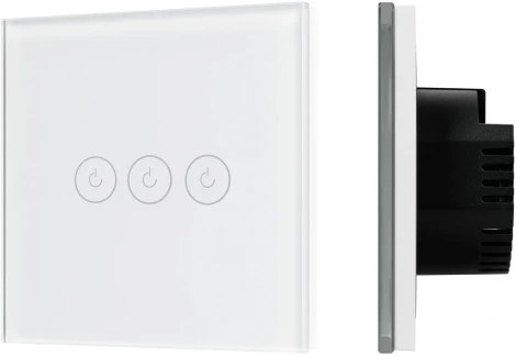 Выключатель сенсорный SWT-OMALI-S03-ZB-WH (250V, 10A, Zigbee) (Arlight, Стекло) 050042