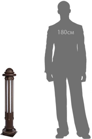 Уличный наземный светильник Runden Колонна V10231 (220V, круглые, IP44)