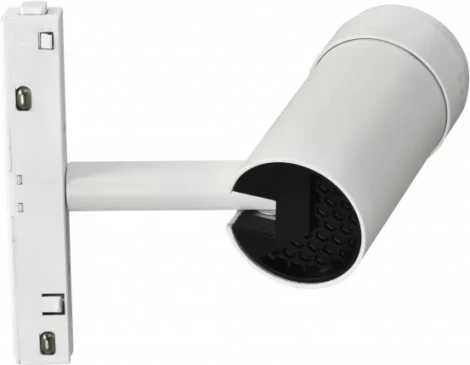 Трековый магнитный светильник 48V iLedex Vision48/22 ZOOM 4822-020-D47-10W-10/60DG-3000K-WH (круглые)