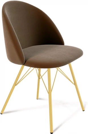 Стул SHT-ST35/S37 кофейный ликер/золото Sheffilton 9023012103