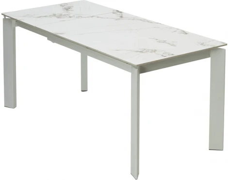 Стол CORNER 120 GLOSS GOLDEN JADE SOLID CERAMIC / WHITE, ®DISAUR