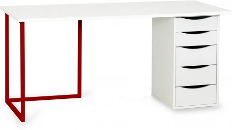 Композиция ОГОГО Board 1200х500 (ЛДСП/Красный,Белый)