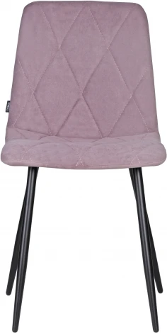 Стул обеденный DOBRIN CHILLY ROMBO (Лавандовый Simple 48, основание черное) 006 ROMBO, цвет сиденья лавандовый основания черный