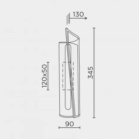 Бра светодиодное с регулировкой цветовой температуры LED4U L6298-01 GR