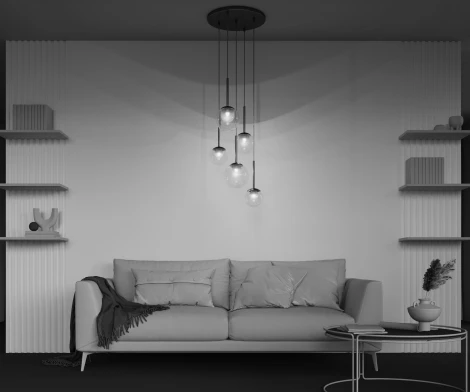 Подвесной светильник Maytoni Basic form MOD521PL-05G (220V, на проводе, шар)